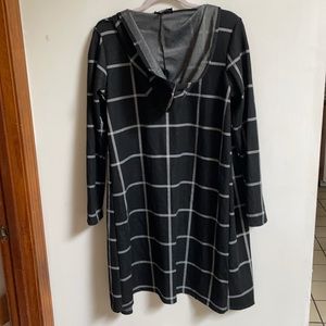 Black and white cardigan